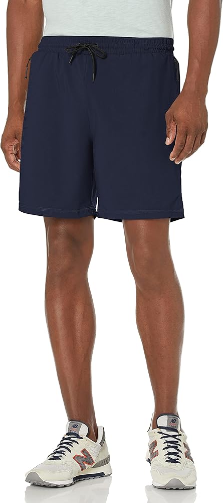 Jockey Men's Grid Short with Zipper Pockets