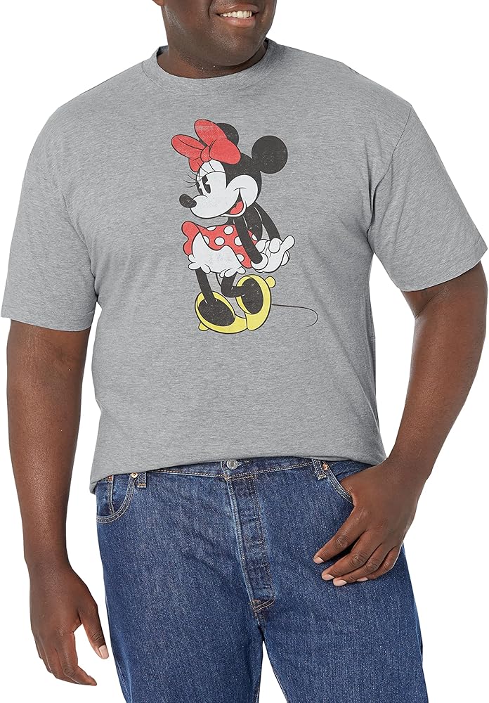 Disney Mickey Classic Minnie Men's Tops Short Sleeve Tee Shirt