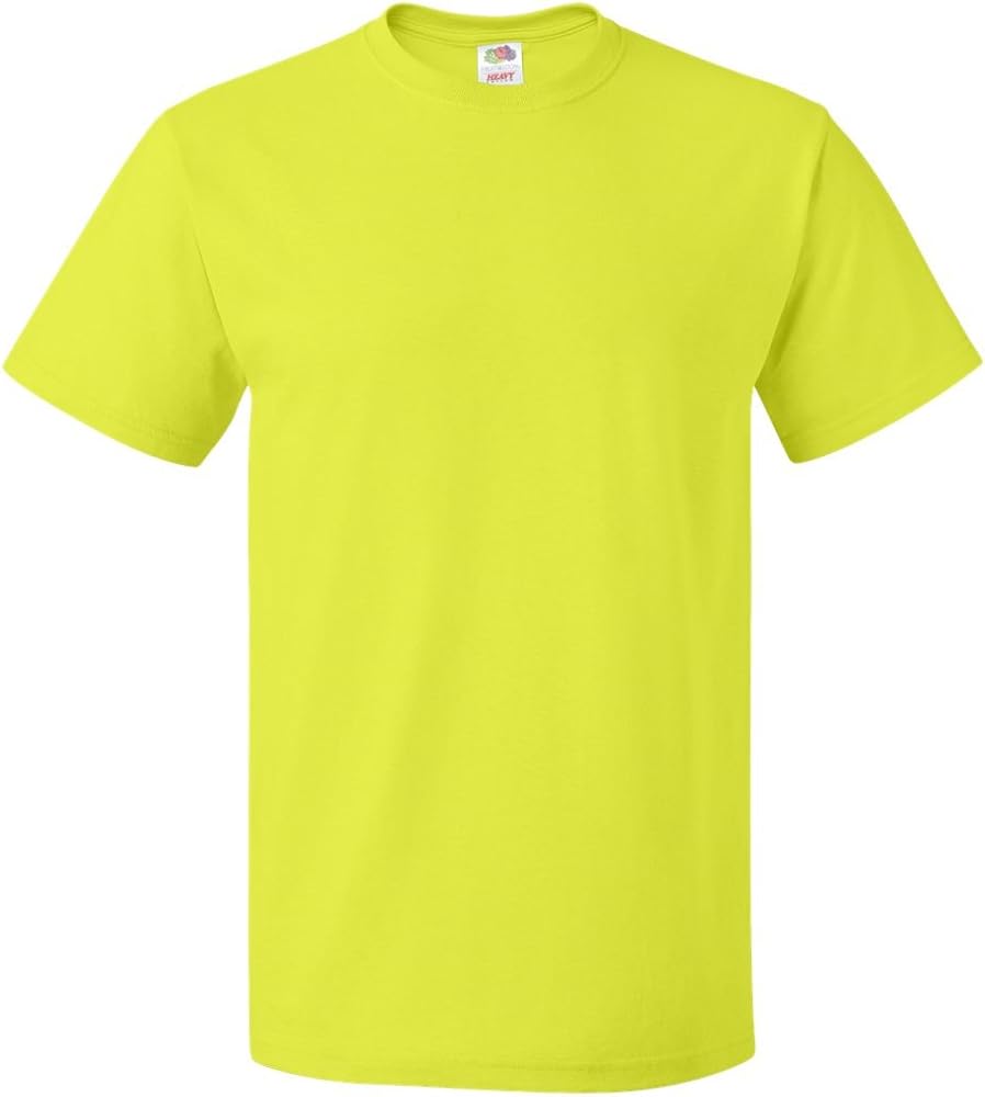 Men's Short Sleeve Crew Tee_Safety Green_Medium