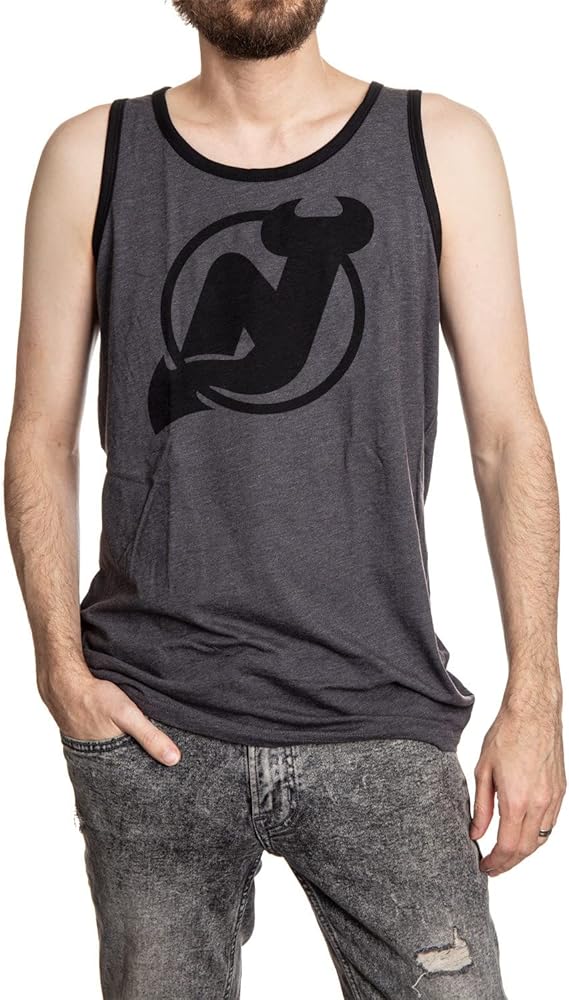 Calhoun NHL Men's Large Team Logo Tank Top - The Blackout Collection