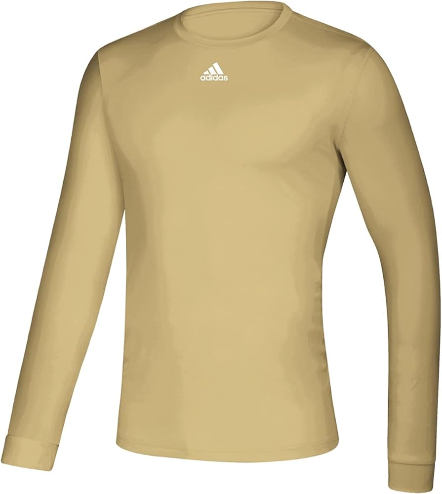 adidas Creator Long Sleeve Top - Men's Training S Sand/White