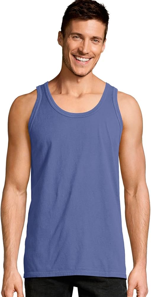 Hanes Men's ComfortWash Garment Dyed Sleeveless Tank Top