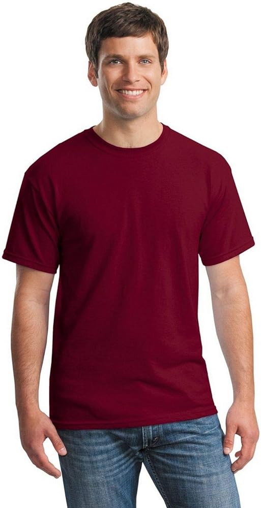 Gildan Men's Heavy Cotton T-Shirt -5000G - Garnet - Small