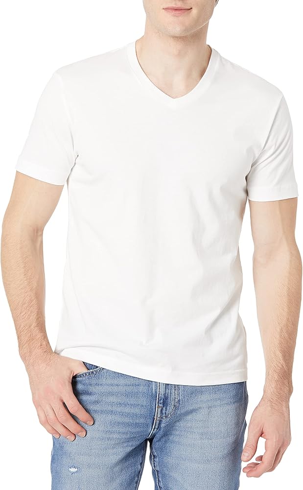 Goodthreads Men's Slim-Fit Short-Sleeve Cotton V-Neck T-Shirt (Available in Tall)