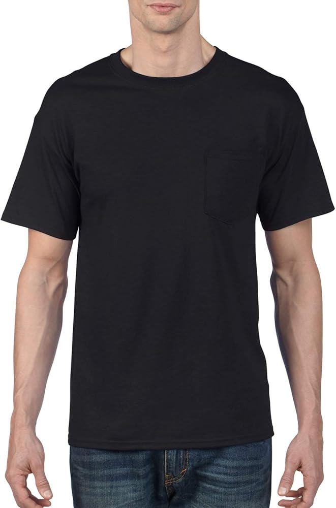 Gildan - DryBlend 50 Cotton/50 DryBlendPoly Pocket T-Shirt. 8300