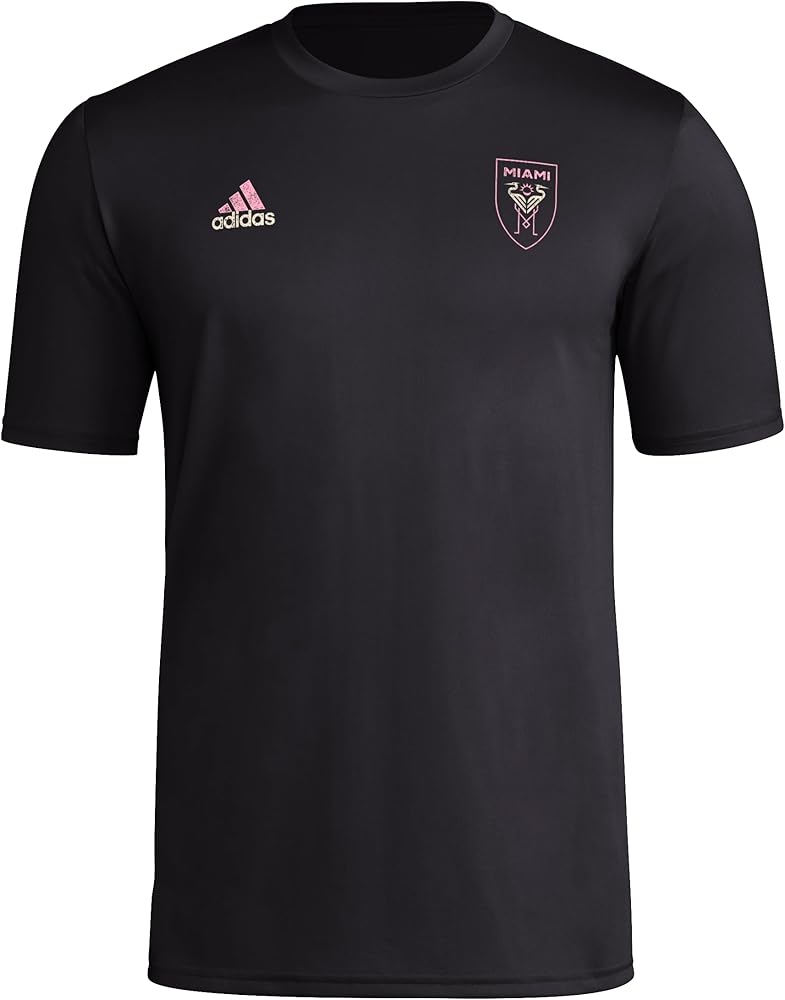 adidas Men's Inter Miami Cf Short Sleeve Pre-Game T-Shirt