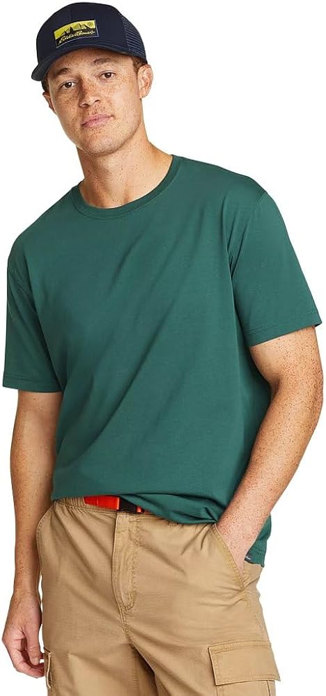 Eddie Bauer Men's Legend Wash 100% Cotton Short-Sleeve Classic T-Shirt