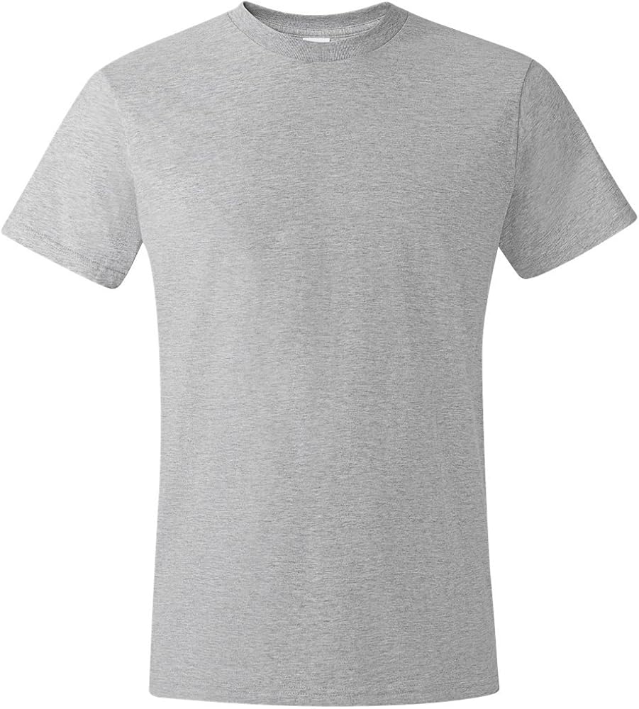 Hanes 4.5 oz., 100% Ringspun Cotton nano-T T-Shirt, Large, LIGHT STEEL