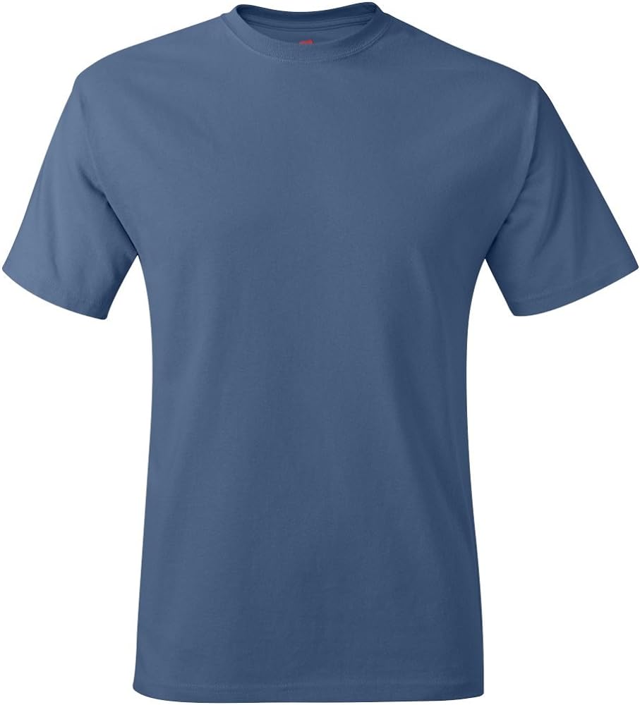 Hanes TAGLESS T-Shirt_Denim Blue_S