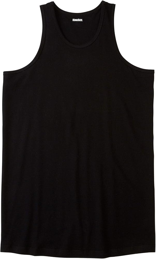 KingSize Men's Big & Tall Shrink-Less Lightweight Longer-Length Tank