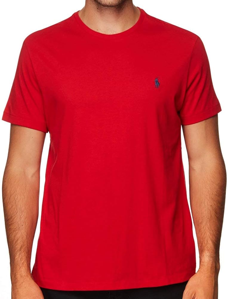 Polo Ralph Lauren Men's Crew Neck T-Shirt (X-Large, Red)