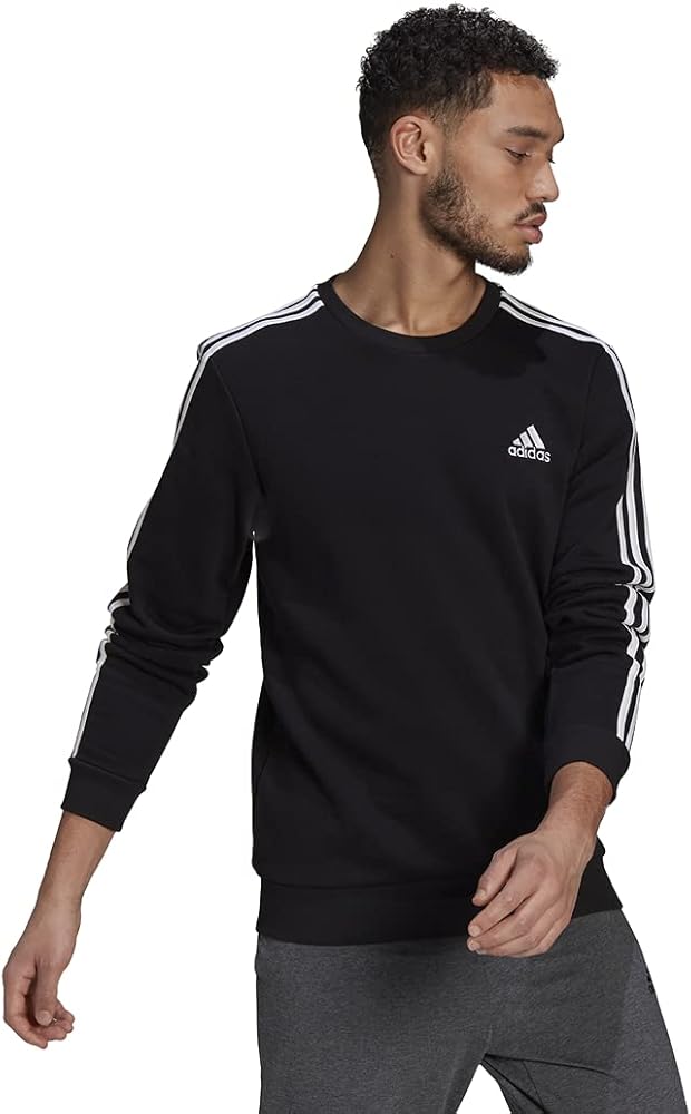 adidas Men's Essentials Fleece 3-Stripes Sweatshirt