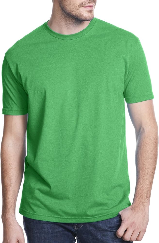 Next Level Apparel Men's Premium Fitted CVC T-Shirt (6210), Kelly Green, XX-Large