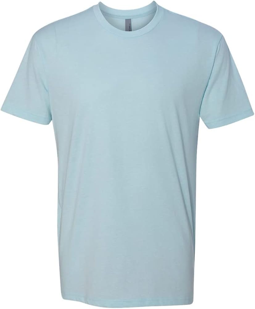 Next Level Apparel Men's Premium Fitted CVC T-Shirt (6210), Ice Blue, Small