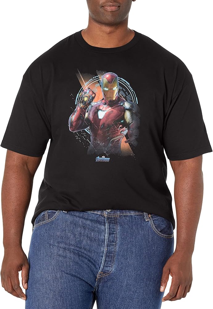 Marvel Big & Tall Endgame Hero Men's Tops Short Sleeve Tee Shirt