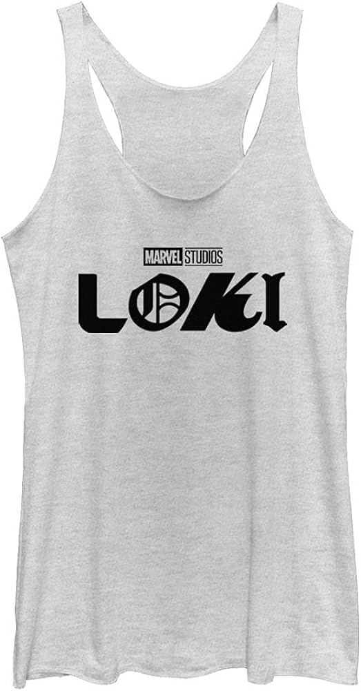 Marvel Men's (Tv Show) Loki Logo Tri-Blend Racerback Layering Tank