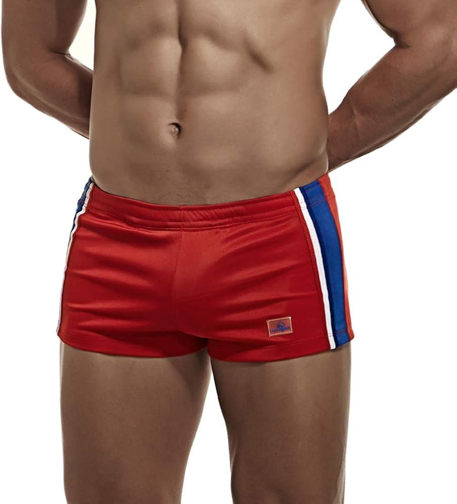 Men's Athletic Booty Shorts for Sports of Running Gym Workout Training Sexy Swimming Active Wear