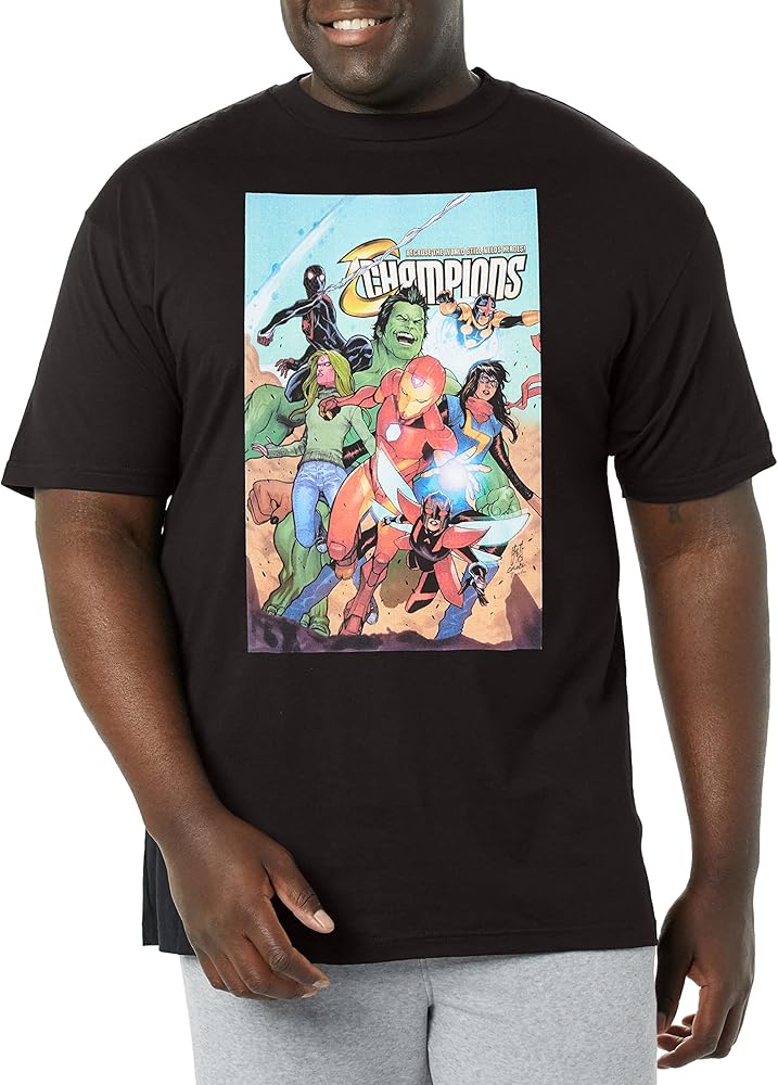 Marvel Classic Champions April18 Men's Tops Short Sleeve Tee Shirt