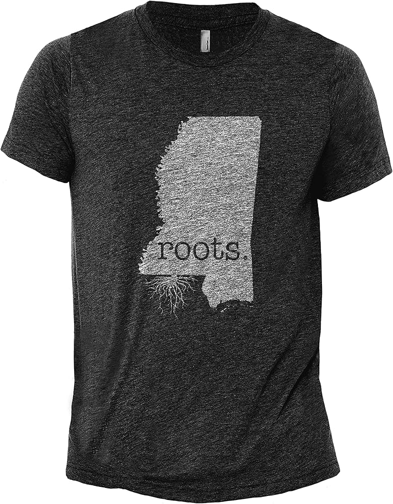 Thread Tank Home Roots State Mississippi MS Men's Modern Fit T-Shirt Printed Graphic Tee