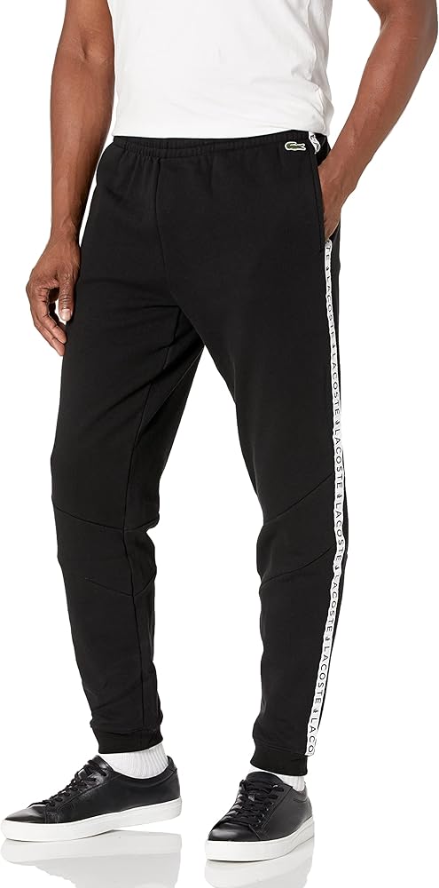 Lacoste Men's Jogger Sweatpant with Leg Taping