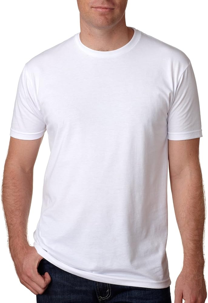 Next Level Mens CVC Crew N6210-White-X-Large (3 Pack)