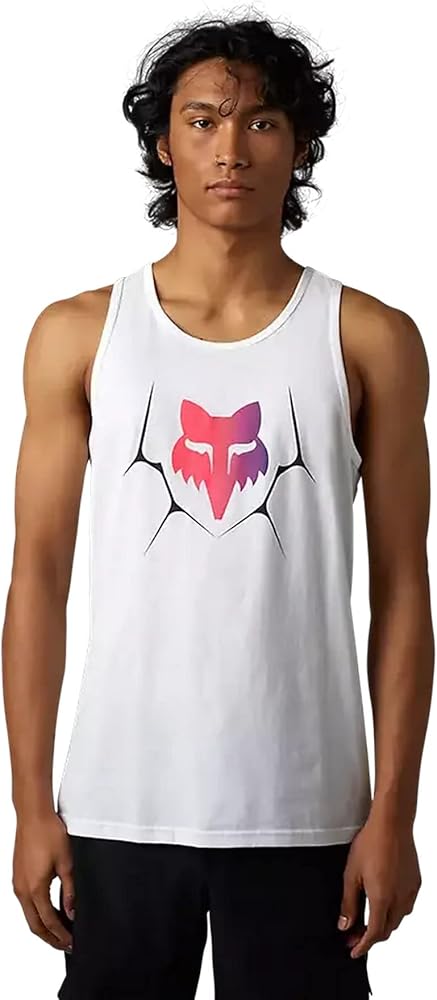 Fox Racing SYZ Mens Tank Top Optical White SM