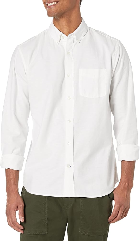 GAP Men's Long Sleeve Oxford Button Down Shirt