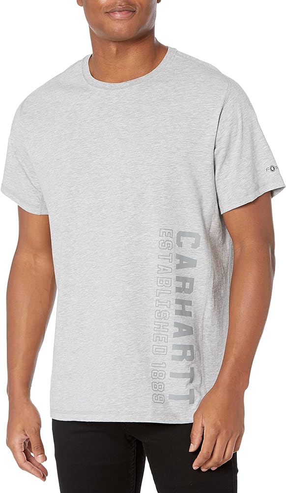 Carhartt Men's Force Relaxed Fit Midweight Short-Sleeve Logo Graphic T-Shirt Big & Tall