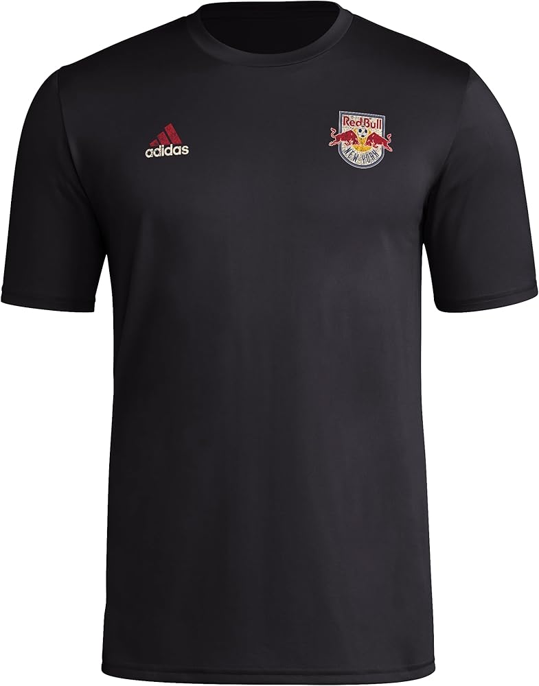 adidas Men's New York Red Bulls Short Sleeve Pre-Game T-Shirt