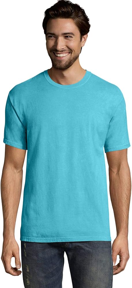 Men's 5.5 oz., 100% Ringspun Cotton Garment-Dyed T-Shirt S FRESHWATER