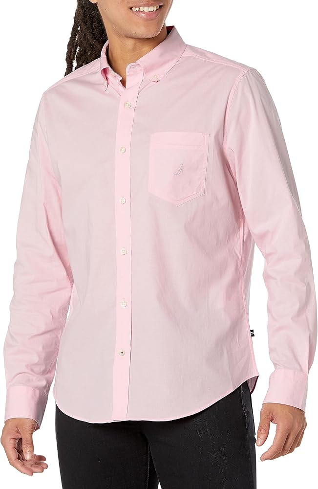 Nautica Men's Classic Fit Stretch Cotton Shirt