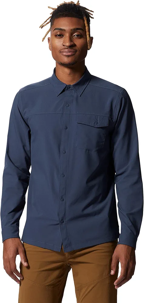 Mountain Hardwear Men's Shade Lite Long Sleeve Shirt |Quick-Drying with Full Sun Protection