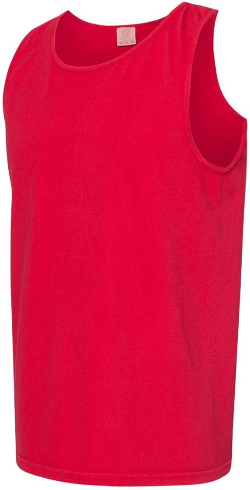 Comfort Colors Ringspun Garment-Dyed Tank, 3XL, RED