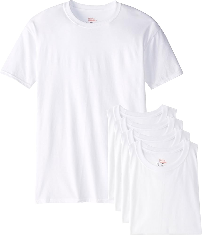 Hanes Ultimate Men's 5-Pack Best Crew T-Shirt