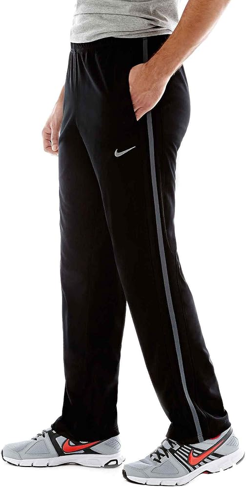 New Nike Men's Epic Pants Black/Flint Grey/Flint Grey Large