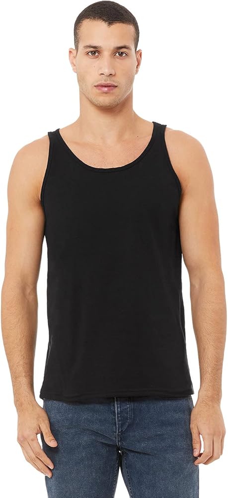 Bella + Canvas Unisex Jersey Tank L BLACK