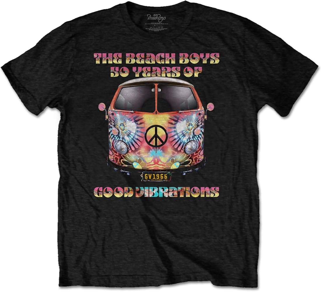 Beach Boys Men's Good Vibes Tour T-Shirt | Officially Licensed Merchandise