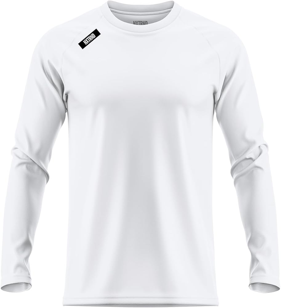 Nxtrnd Hybrid Pro Men's Long Sleeve T-Shirt, Relaxed Fit, Poly Spandex Blend