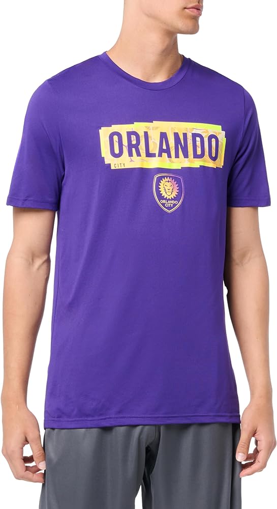 adidas Men's Orlando City Sc Short Sleeve Pre-Game T-Shirt