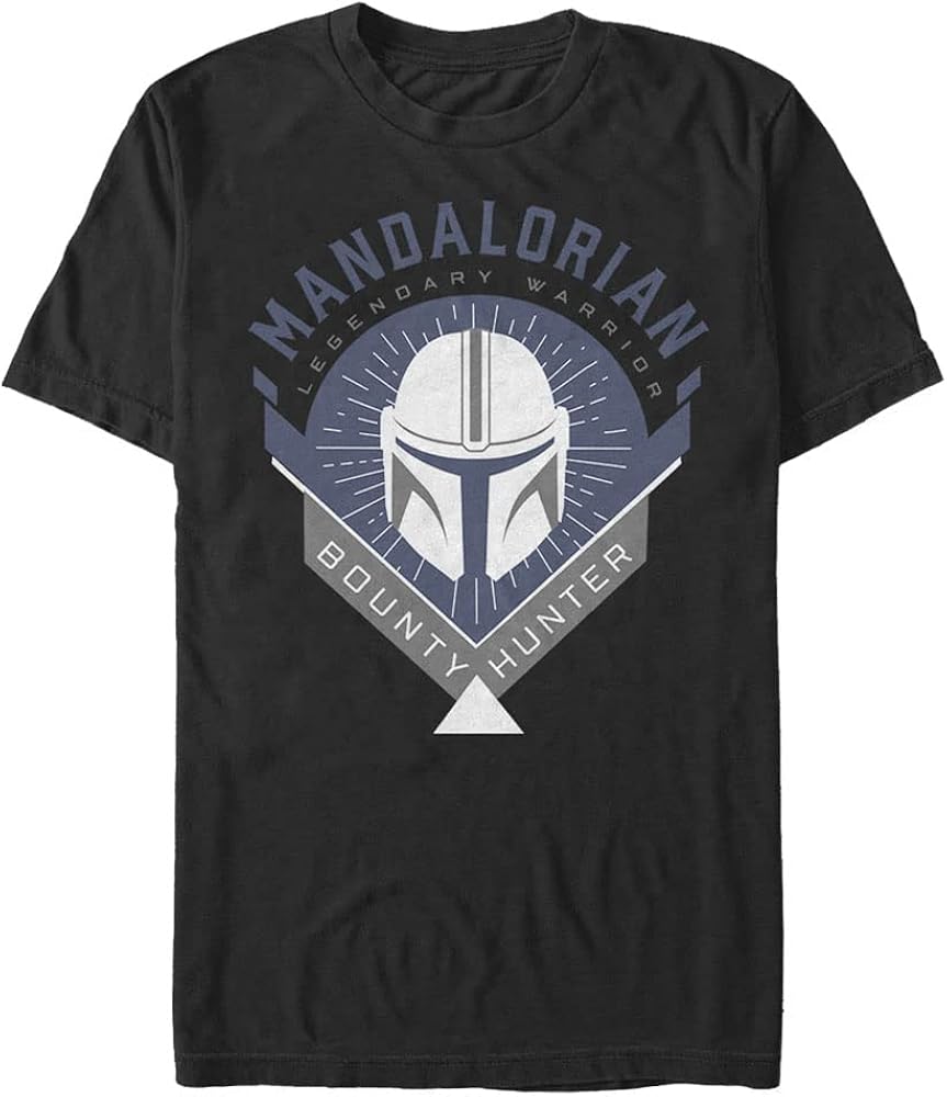 STAR WARS Mandalorian Crest Men's Tops Short Sleeve Tee Shirt