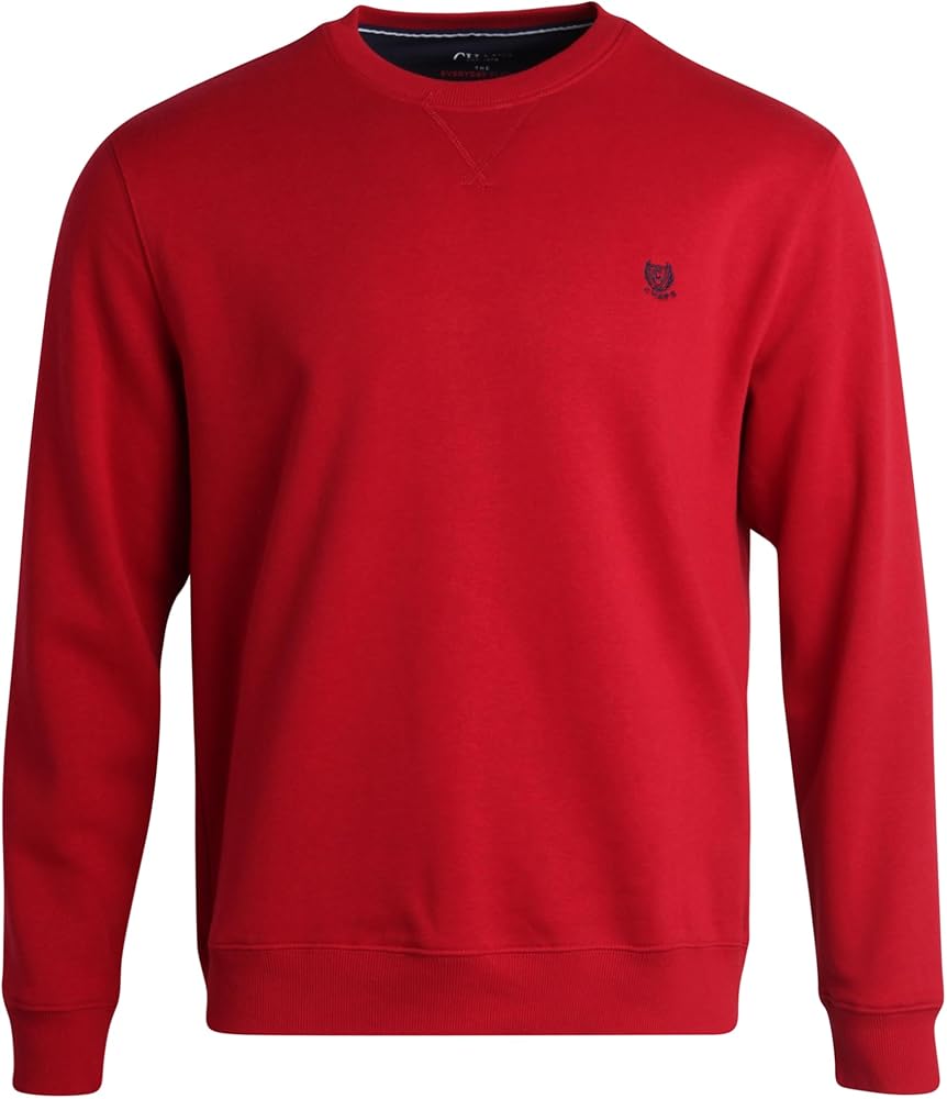 Chaps Men's Sweatshirt - Classic Fit Fleece Crewneck Pullover Sweatshirt for Men (S-2XL)