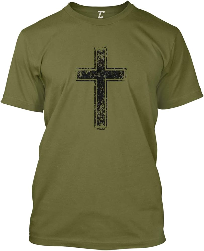 Distressed Cross - Religious Christian Christ Men's T-shirt