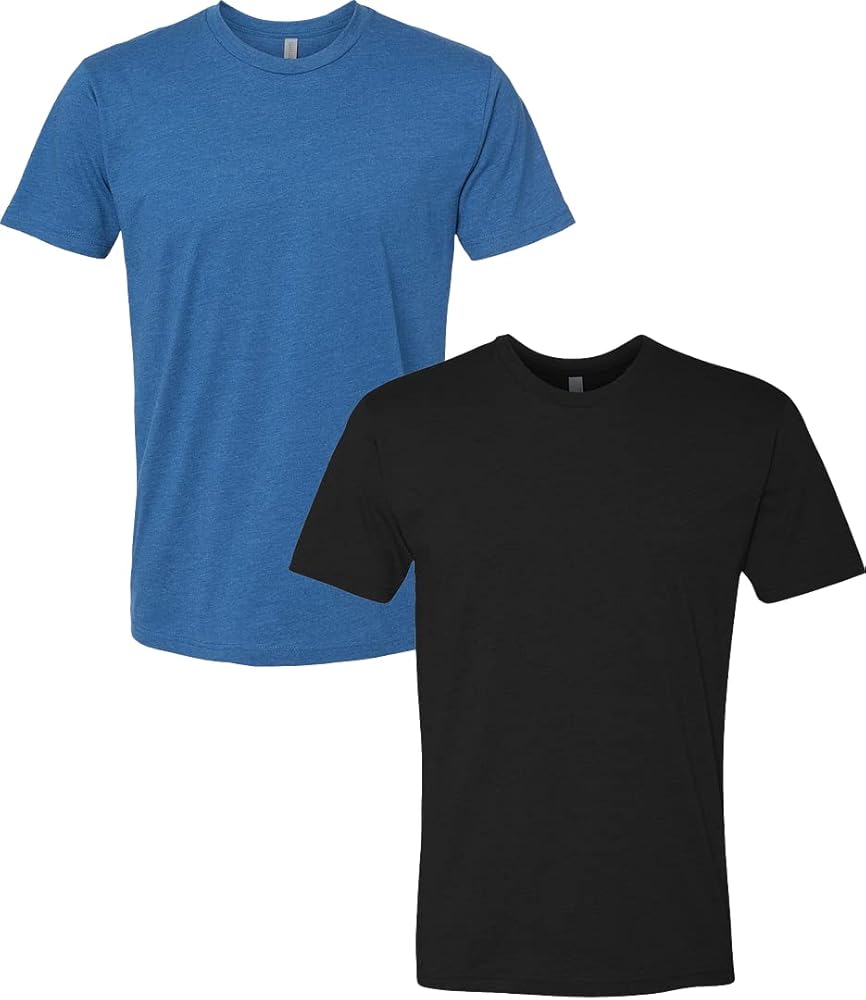 Next Level Mens Premium Fitted CVC Crew Tee (2 Pack)