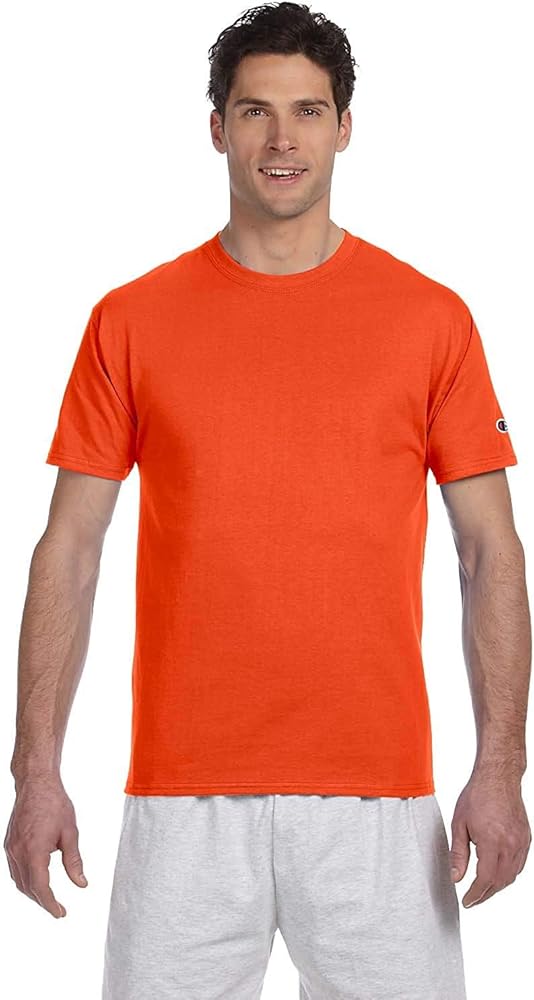 Champion 6.1 oz. Short-Sleeve T-Shirt, Medium, ORANGE