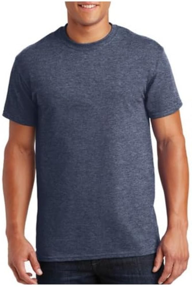 Gildan Men's, Ultra Cotton T-Shirt (G2000). Heather Navy