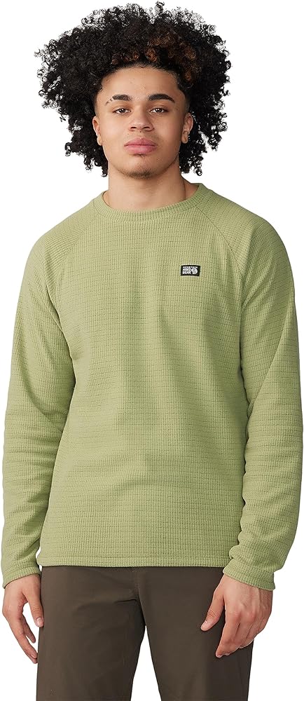 Mountain Hardwear Men's Summit Grid Ls Crew