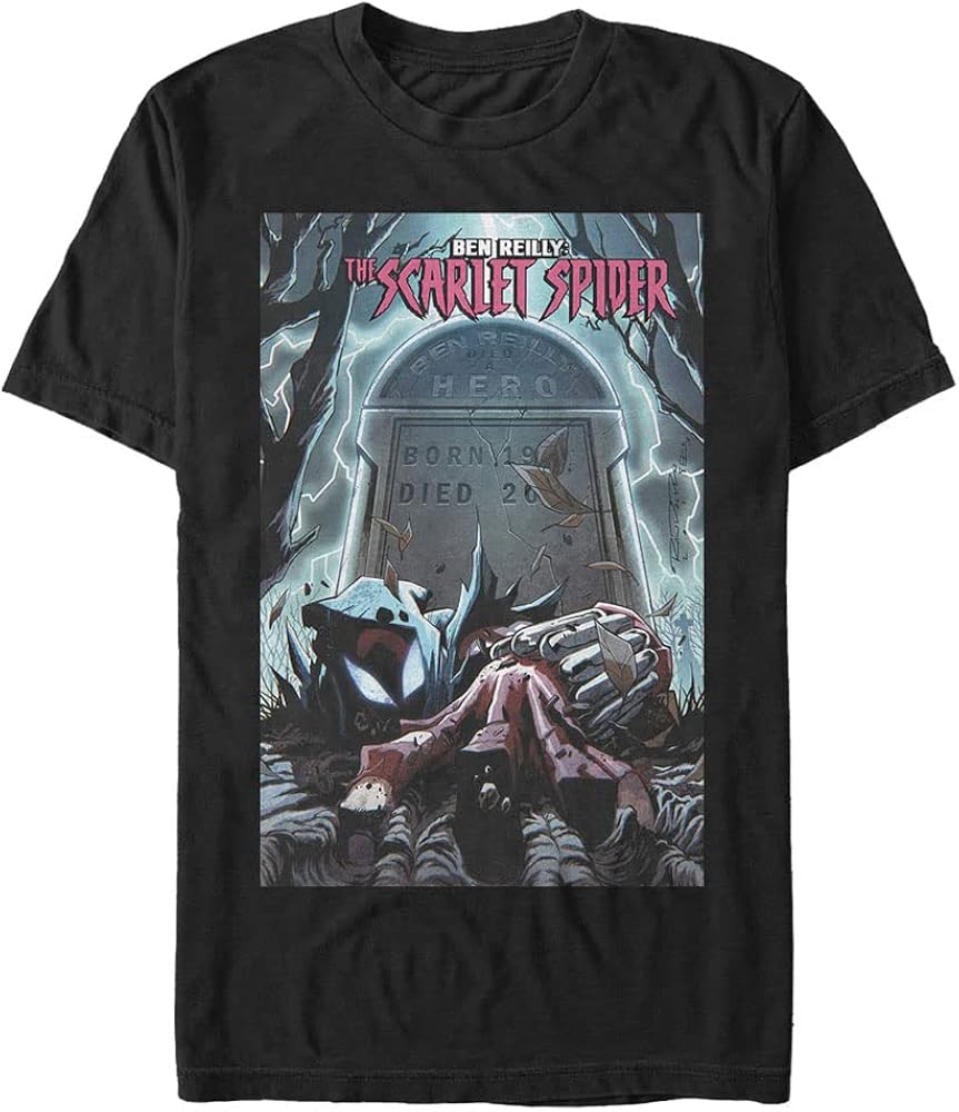 Marvel Big & Tall Classic Scarlet Spider Oct18 Men's Tops Short Sleeve Tee Shirt