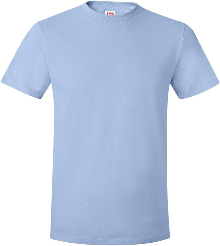 Hanes Nano-T Men`s T-Shirt Light Blue