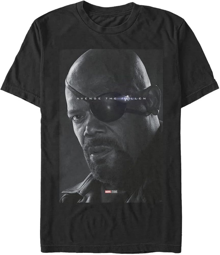 Marvel Big & Tall Avenge Nick Fury Men's Tops Short Sleeve Tee Shirt