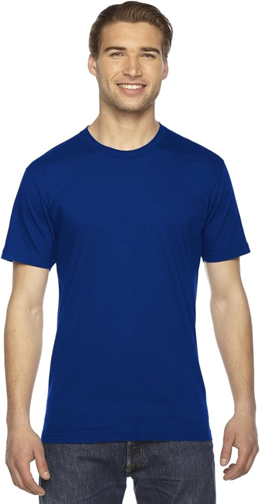 American Apparel Unisex Fine Jersey Short-Sleeve T-Shirt S LAPIS